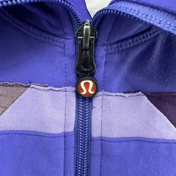 Lululemon Origami Stride Full Zip Jacket Purple Women's  Size 8 - Picture 3 of 14